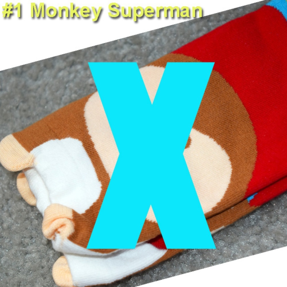 NWT Women's Socks Superhero Animals - Picture 2 of 5